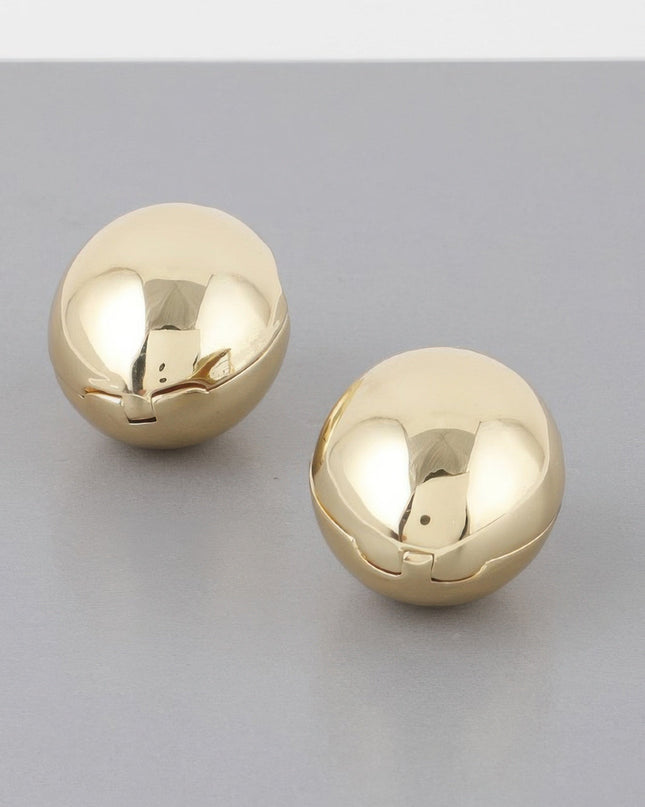 TRIBECA Empty Shell Clasp Earrings: NYFW BYMANYC ® New York-0