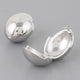 TRIBECA Empty Shell Clasp Earrings: NYFW BYMANYC ® New York-3