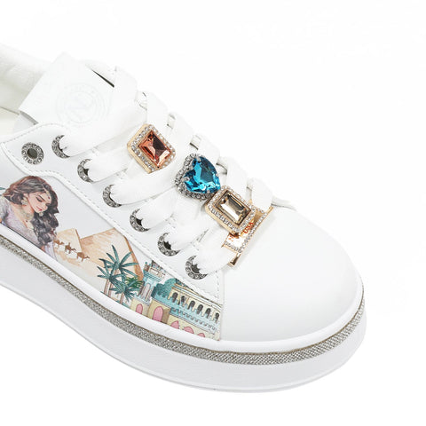 ZAPATILLAS DE MODA CON PEDRERÍA (QUEEN CLEOPATRA)-3