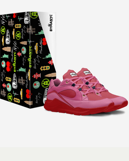 👟 Times Square Vegan Sneaker | Rosa | Unisex | Haute Couture | Eco-Luxury
