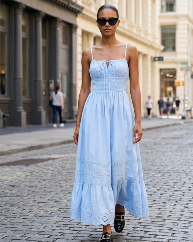 UPPER EAST SIDE Women's Sky Blue Dress Prêt-à-Porter BYMANYC ® NY-1