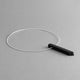 COLUMN NECKLACE & SQUARE EARRINGS | Sculptural Minimalist Jewelry-4