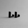 SQUARE EARRINGS | Black Concrete