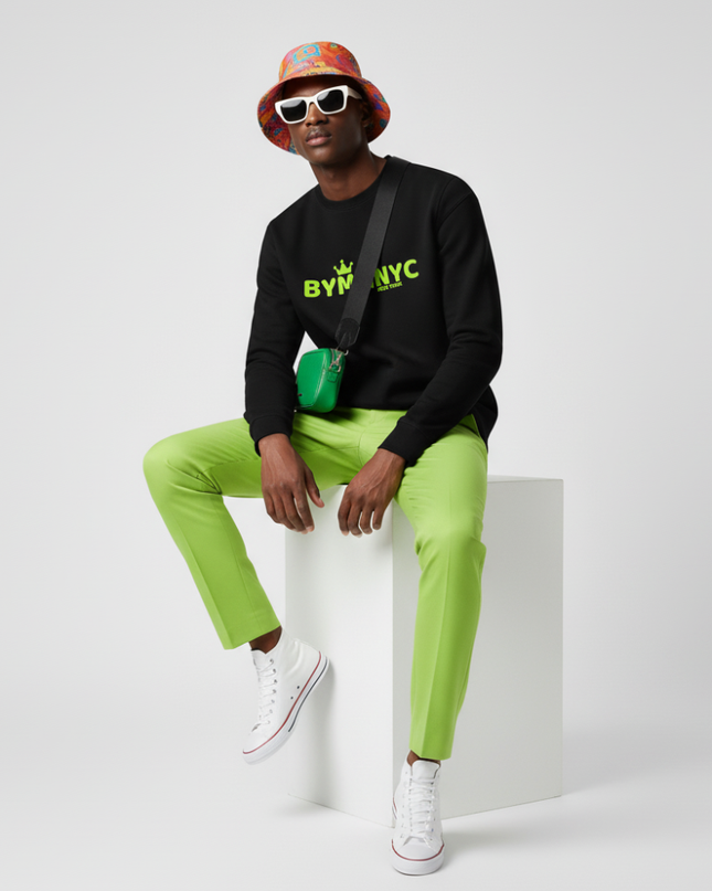 Unisex Organic Sweatshirt LOVE NYC – BYMANYC ® New York | Vegan Streetwear-0