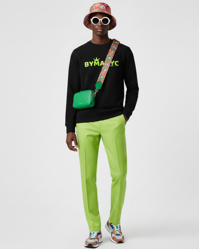 Unisex Organic Sweatshirt LOVE NYC – BYMANYC ® New York | Vegan Streetwear-1