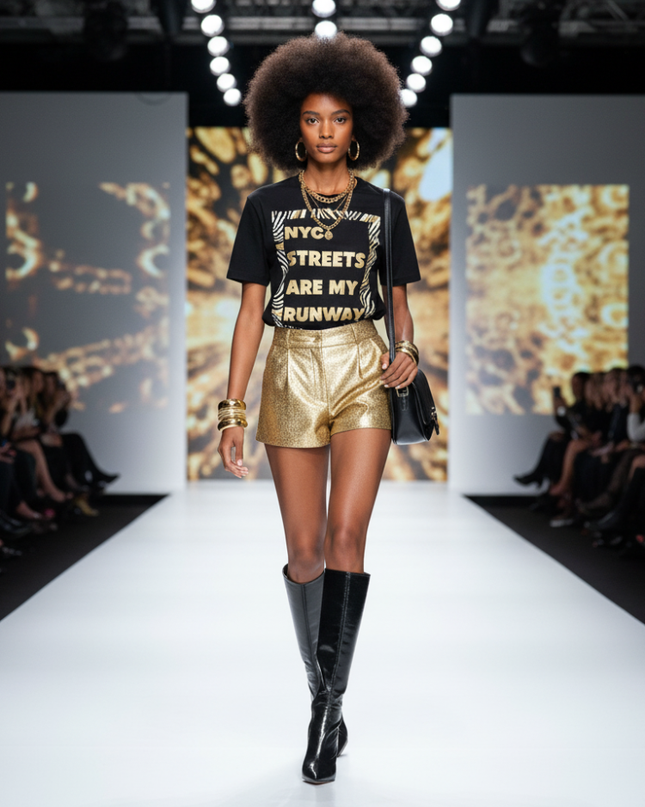 Unisex T-Shirt NYC Streets Are My Runway – BYMANYC ® New York-0