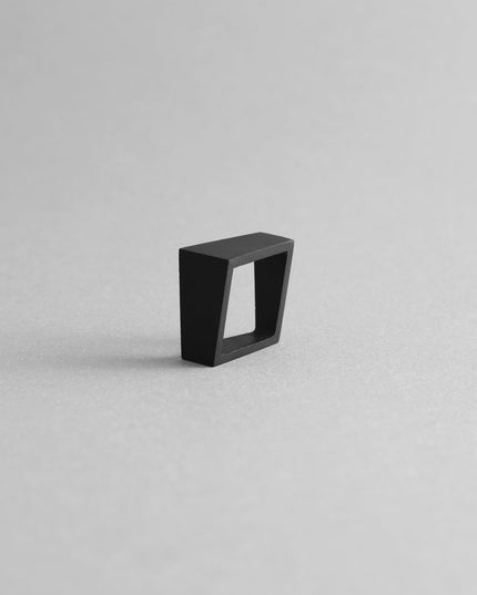 MK3 BLACK RING + BRASS SQUARE RING I Modular Geometric Set-2