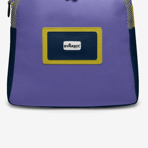 Urban Violet Vegan Backpack by BYMANYC ® New York – Made in Italy-3