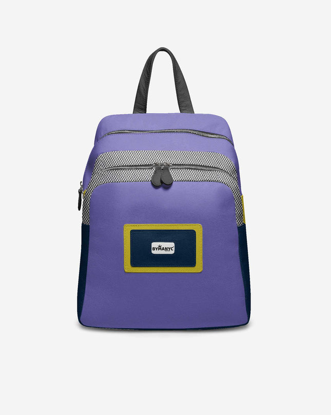 Urban Violet Vegan Backpack by BYMANYC ® New York – Made in Italy-0