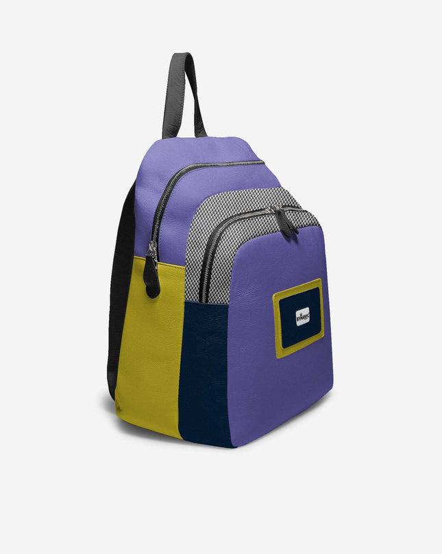Urban Violet Vegan Backpack by BYMANYC ® New York – Made in Italy-1