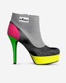 Vegane Plateau-Stiefeletten Fierce | Gelb (Amarillo) | Damen