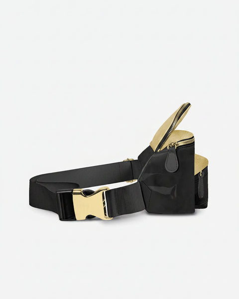 Vegan Designer Luxe Multi-Pocket Belt Bag | BYMANYC ® New York-3