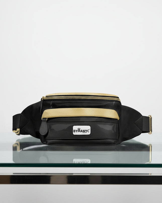 Vegan Designer Luxe Multi-Pocket Belt Bag | BYMANYC ® New York-1