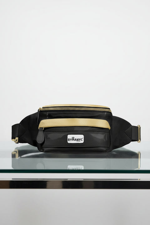 Vegan Designer Luxe Multi-Pocket Belt Bag | BYMANYC ® New York-1
