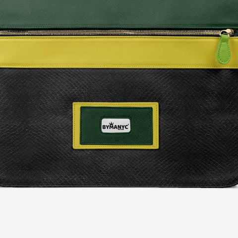 Vegan Executive Messenger Bag 16” | BYMANYC ® New York Crafted in Italy-2