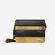 Vegan Gold Messenger Bag 16” | BYMANYC ® New York Luxe Metallic Edition-1