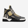 BYMANYC® New York | Chelsea Art Pulse Vegan High-Top Sneakers | Schwarz