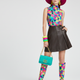Vegan Leather Mini Pleat Skirt GREENWICH VILLAGE BYMANYC ® New York-0