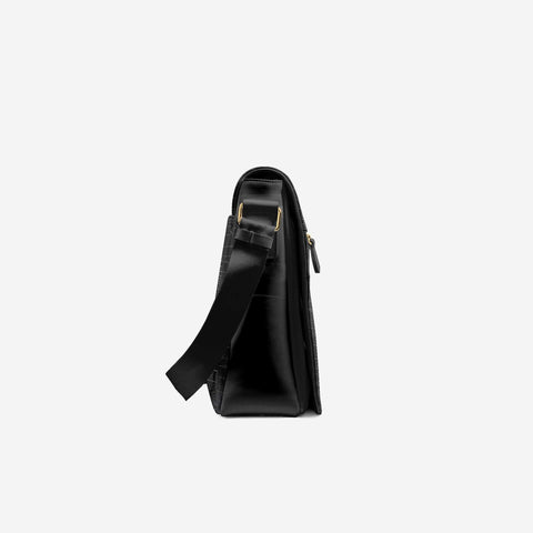 Vegan Luxe City Messenger Bag 16” | BYMANYC ® New York Milano Street Edge-3