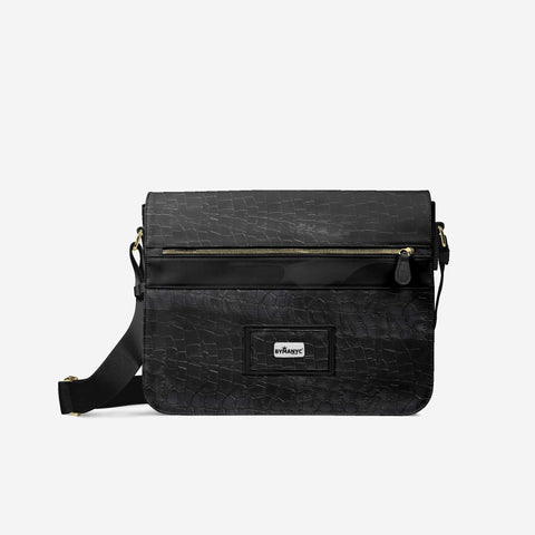 Vegan Luxe City Messenger Bag 16” | BYMANYC ® New York Milano Street Edge-0