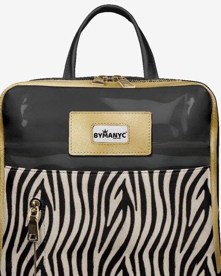 Vegan Urban Laptop Backpack 16” | BYMANYC ® New York Skyline Flow-1