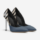 Vegan Women’s Stiletto Shoe BYMANYC ® New York – HARLEM Noir Luxe-1