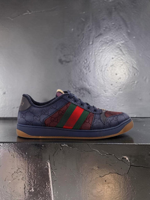 GUCCI GG Bicolor Fabric Sneakers