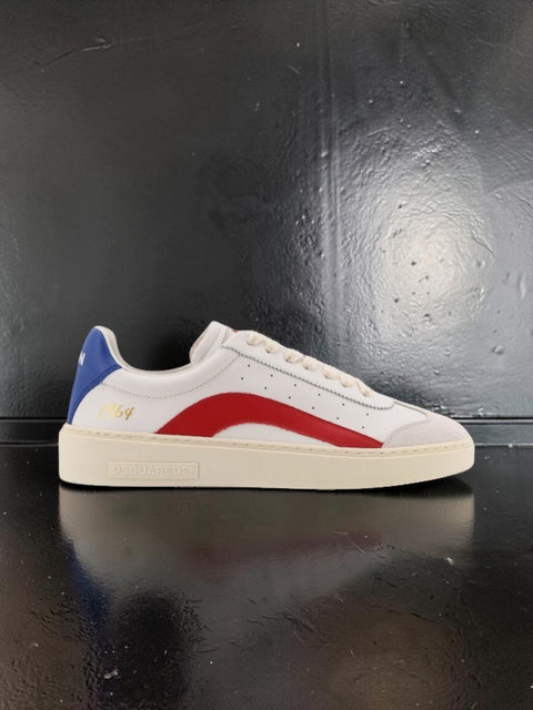 DSQUARED2 Rider Leather Low-Top Sneakers