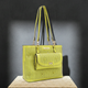 Tote Bag mit Ziernahten – Limette