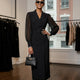 Schwarzes Blazer Maxi-Kleid SOHO – New Collection