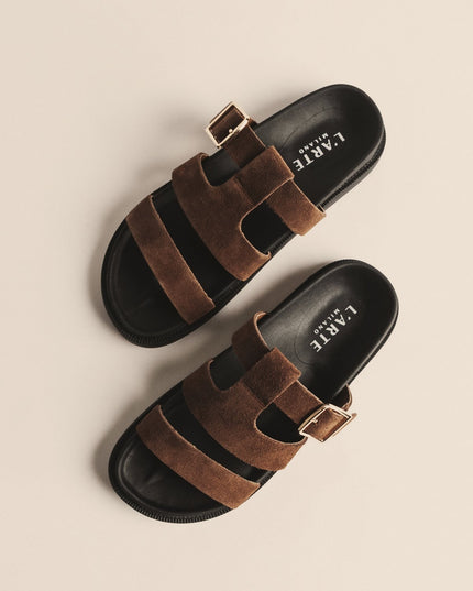 Women's leather sandals