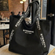 WOMEN'S BAG Black Canvas Tote SOHO - BYMANYC ® New York-0
