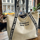 WOMEN'S BAG Cream Canvas Tote SOHO - BYMANYC ® New York-0