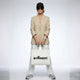 Damen-Blazer Beige Nadelstreifen NOLITA - BYMANYC ® New York