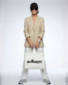 Damen-Blazer Beige Nadelstreifen NOLITA