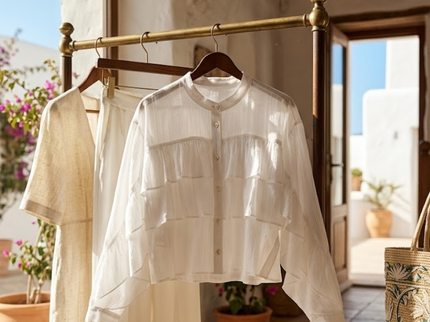 WOMEN'S BLOUSE CHELSEA New Collection IBIZA Summer – BYMANYC ® New York-1