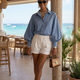 WOMEN'S BLOUSE CLINTON New Collection IBIZA Summer – BYMANYC ® New York-0