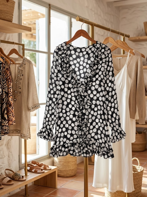 WOMEN'S BLOUSE GRAMERCY New Collection IBIZA Summer – BYMANYC ® New York-1