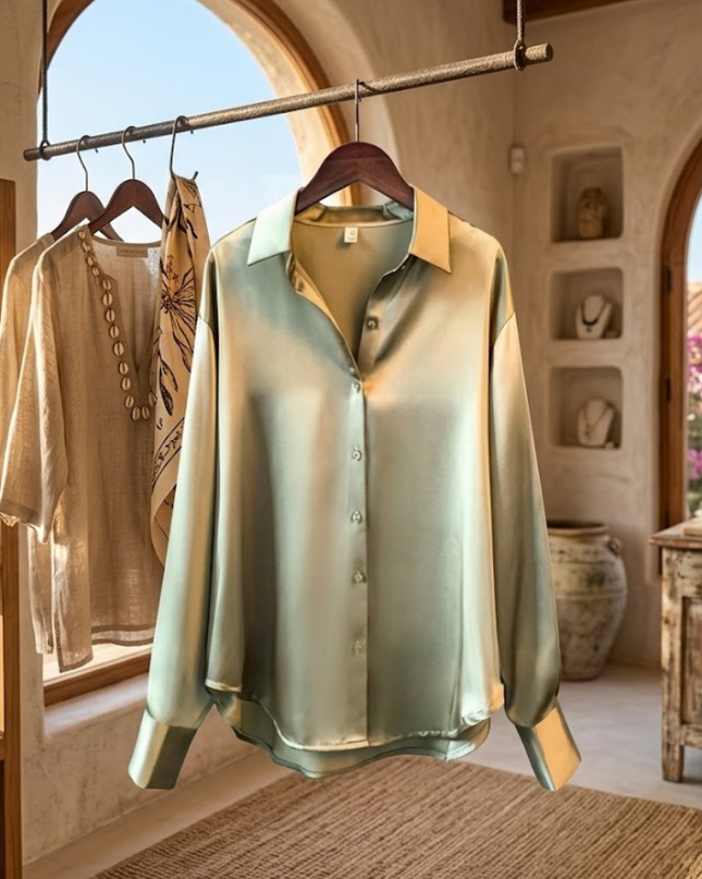 WOMEN'S BLOUSE LIBERTY New Collection IBIZA Summer – BYMANYC ® New York-1