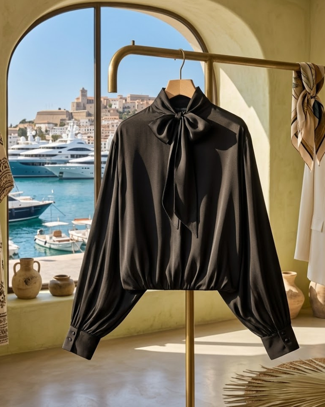 WOMEN'S BLOUSE LOS ANGELES - Boutique Fashion Top - BYMANYC ® New York-0