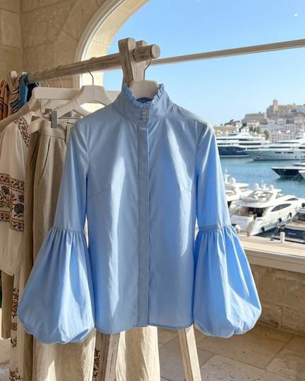 BYMANYC ® New York | Portland Blouse | Sky Blue