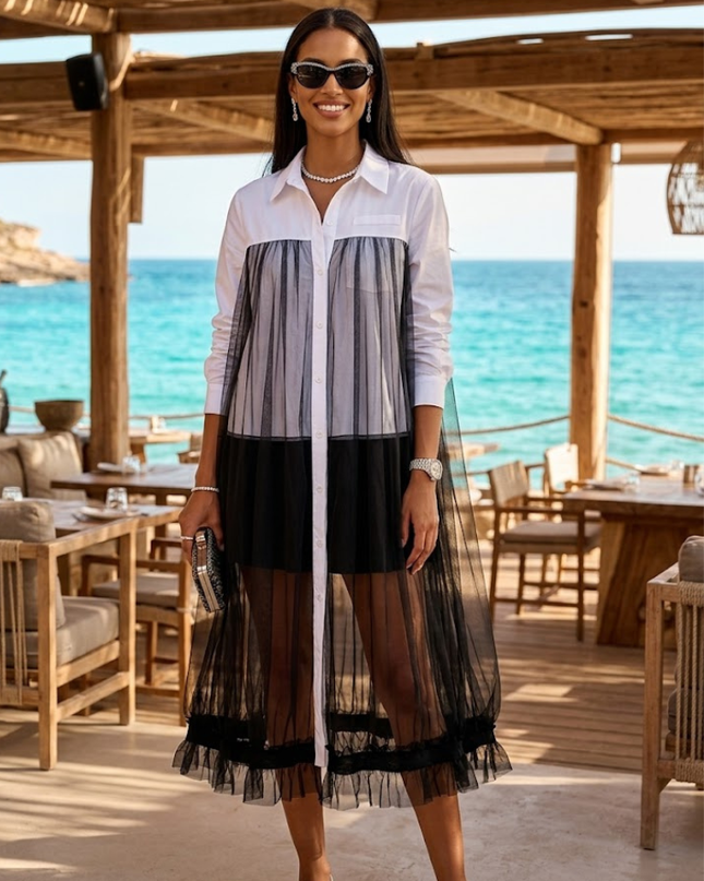 WOMEN'S DRESS CALA BASSA IBIZA Collection BYMANYC ® New York-0