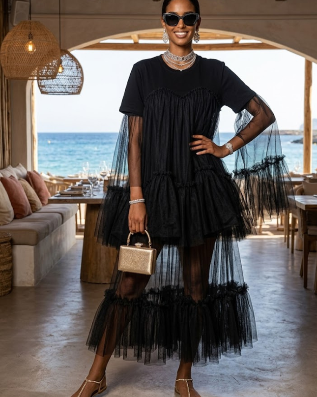 WOMEN'S DRESS CALA SALADA IBIZA Collection BYMANYC ® New York-0