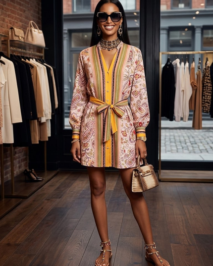 Damenkleid TRIBECA Paisley Maxi – New Collection NOLITA