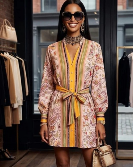 Damenkleid TRIBECA Paisley Maxi – New Collection NOLITA