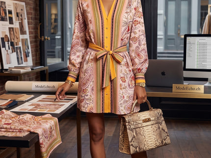 Damenkleid TRIBECA Paisley Maxi – New Collection NOLITA | BYMANYC ® New York