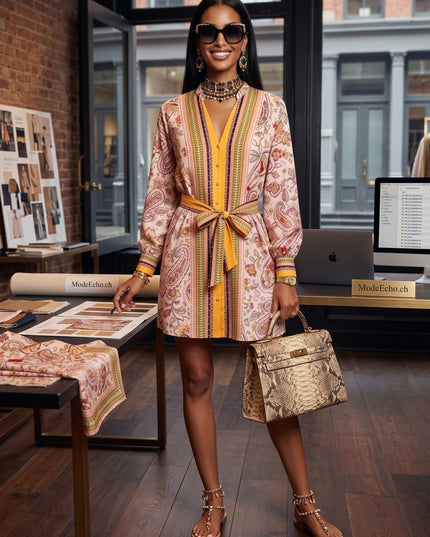 Damenkleid TRIBECA Paisley Maxi – New Collection NOLITA