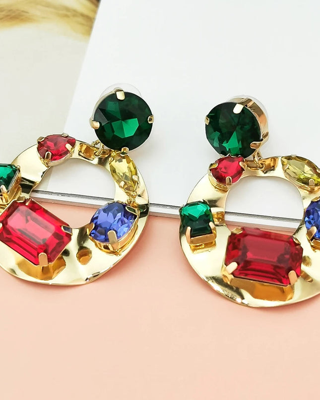 WOMEN'S EARRINGS Gold Color CARNEGIE - BYMANYC ® New York-1