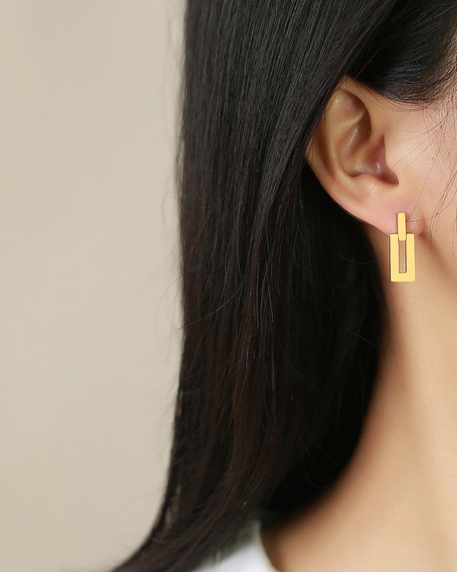 WOMEN'S EARRINGS Gold Color HUDSON - BYMANYC ® New York-0