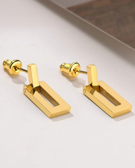 WOMEN'S EARRINGS Gold Color HUDSON - BYMANYC ® New York-1